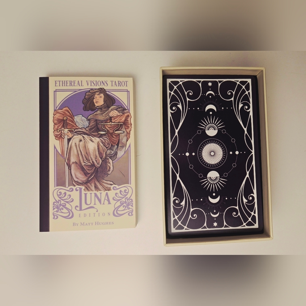 Ethereal Visions Tarot Luna Edition Matt Hughes Deck w Guidebook - Picture 13 of 13